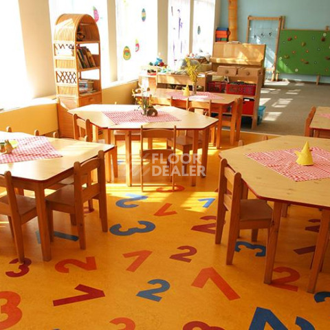 Forbo Marmoleum Decibel on Order 384735 golden saffron фото 2 | FLOORDEALER